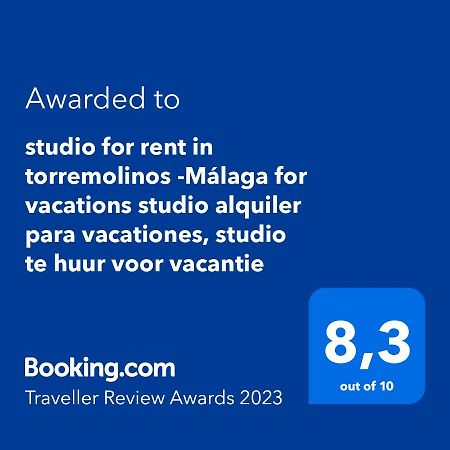 Studio For Rent In Torremolinos -Malaga For Vacations Studio Alquiler Para Vacationes, Studio Te Huur Voor Vacantie Calle Rio Mesa 5 Lägenhet Exteriör bild